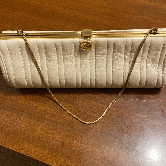 Mm calf skin leather evening clutch - Picture 5 of 6